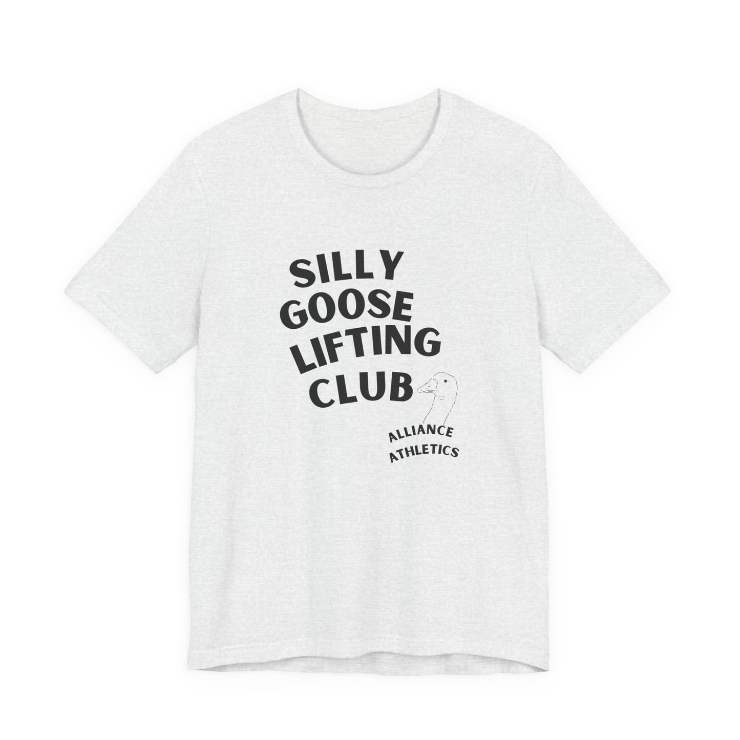 Silly Goose Lifting Club Tee, Funny Workout Shirt, Gym Wear, Unique Gift for Fitness Lovers, Unisex Exercise Tee
