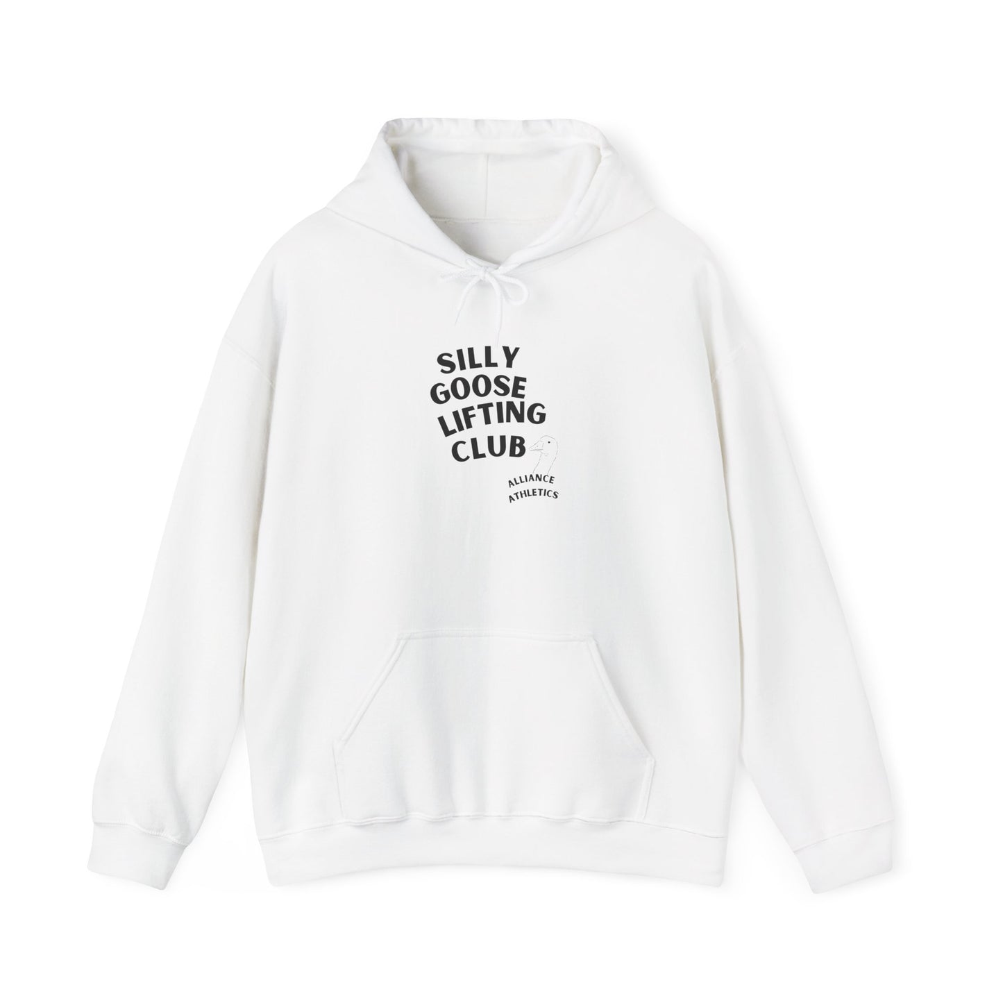 Silly Goose Lifting Club Hoodie, Unisex Workout Sweatshirt, Funny Gym Apparel, Weightlifting Gift, Fitness Club Hoodie