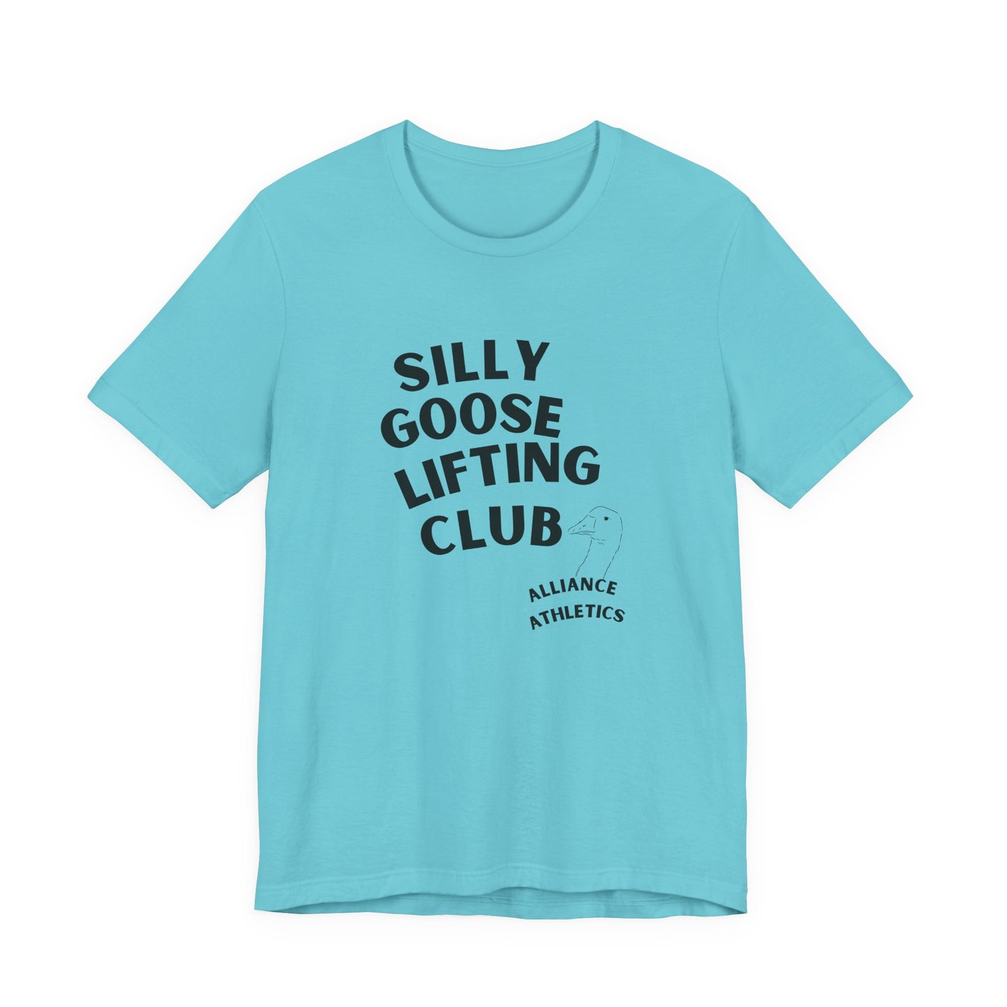 Silly Goose Lifting Club Tee, Funny Workout Shirt, Gym Wear, Unique Gift for Fitness Lovers, Unisex Exercise Tee