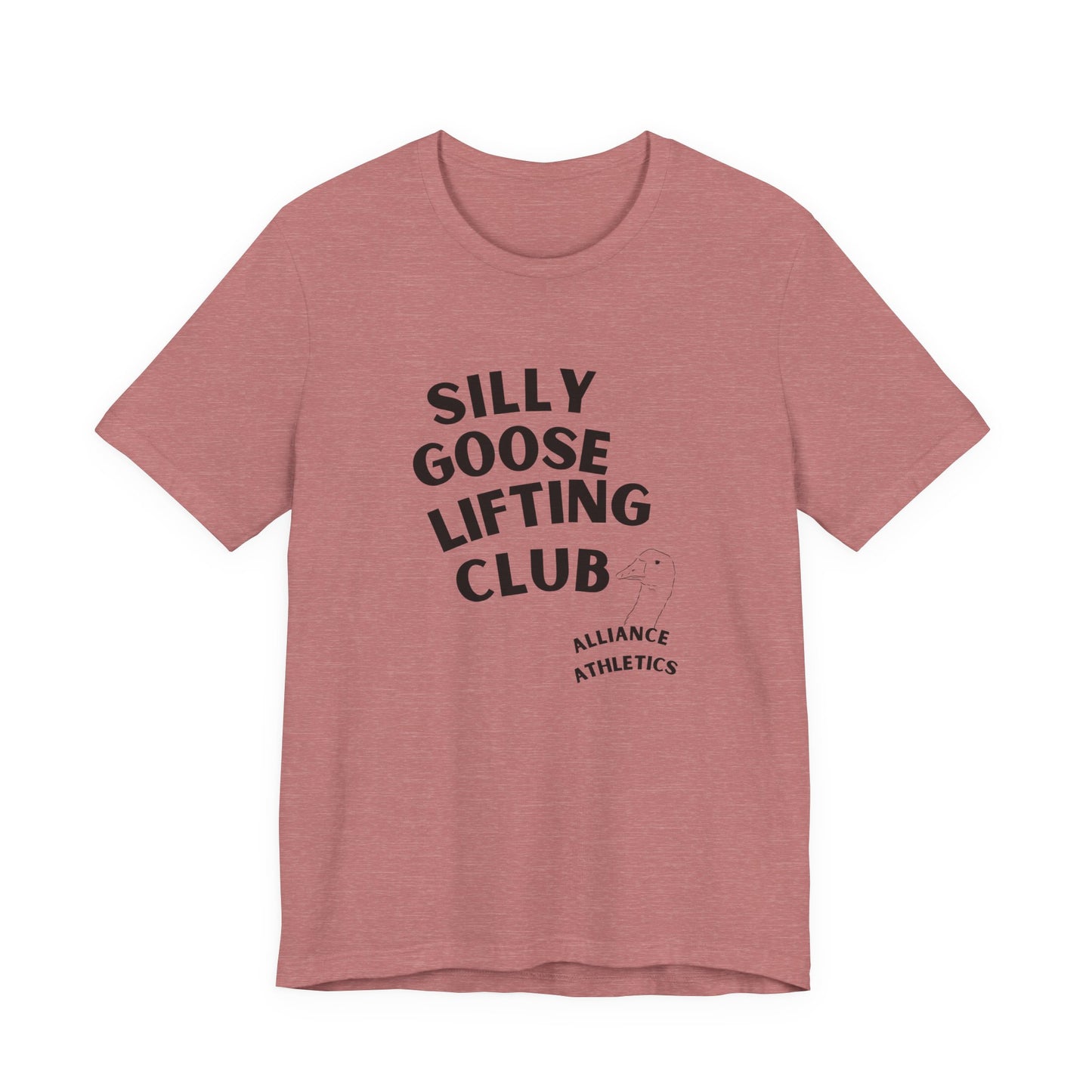 Silly Goose Lifting Club Tee, Funny Workout Shirt, Gym Wear, Unique Gift for Fitness Lovers, Unisex Exercise Tee