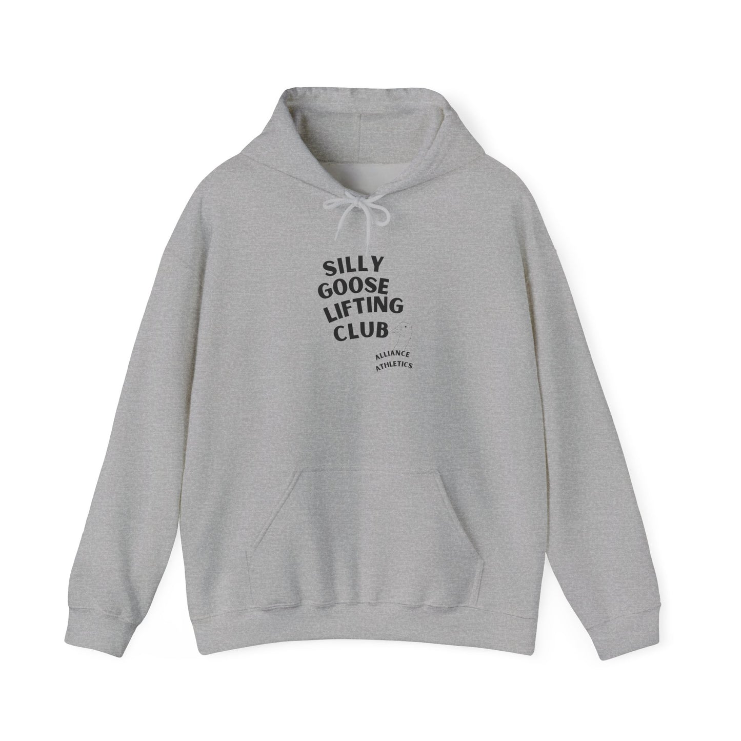 Silly Goose Lifting Club Hoodie, Unisex Workout Sweatshirt, Funny Gym Apparel, Weightlifting Gift, Fitness Club Hoodie
