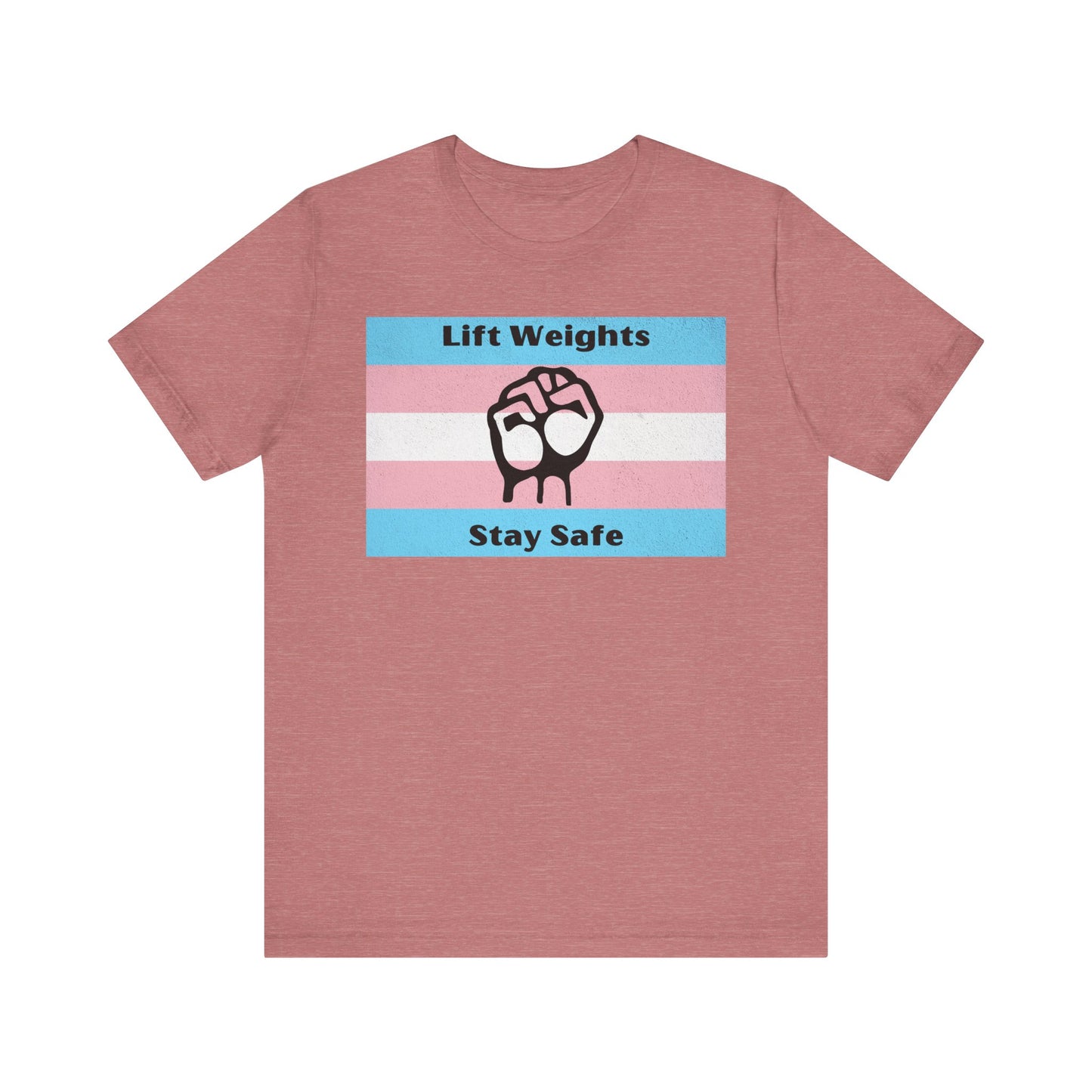 Trans Rights, Lifting Weights Tee, Funny Workout Shirt, Gym Wear, Unique Gift for Fitness Lovers, Unisex Exercise Tee