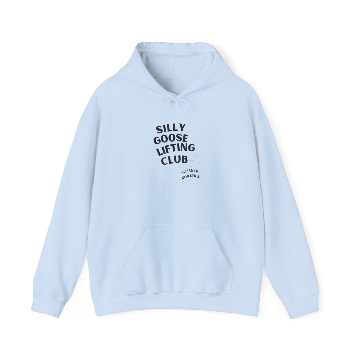 Silly Goose Lifting Club Hoodie, Unisex Workout Sweatshirt, Funny Gym Apparel, Weightlifting Gift, Fitness Club Hoodie
