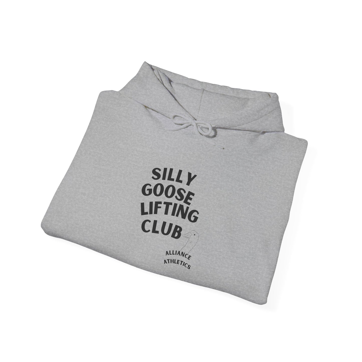 Silly Goose Lifting Club Hoodie, Unisex Workout Sweatshirt, Funny Gym Apparel, Weightlifting Gift, Fitness Club Hoodie