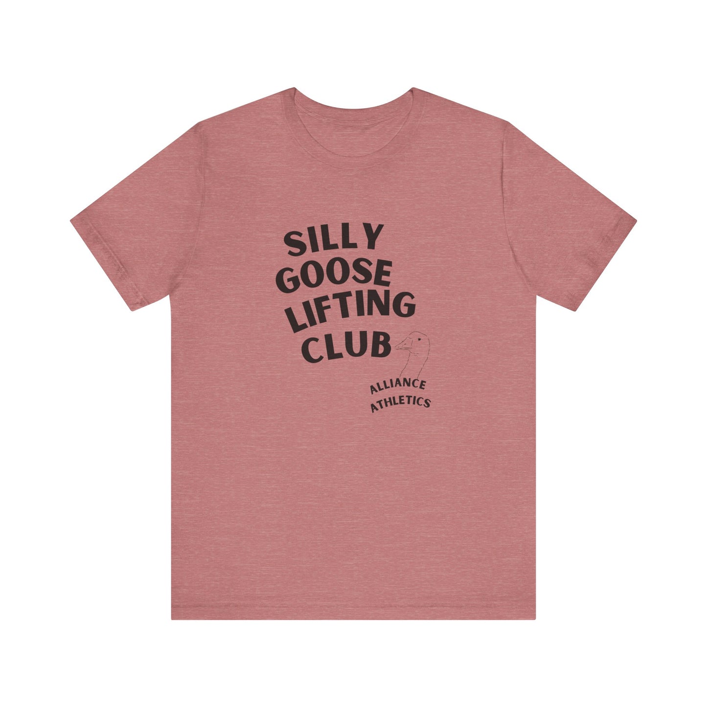 Silly Goose Lifting Club Tee, Funny Workout Shirt, Gym Wear, Unique Gift for Fitness Lovers, Unisex Exercise Tee