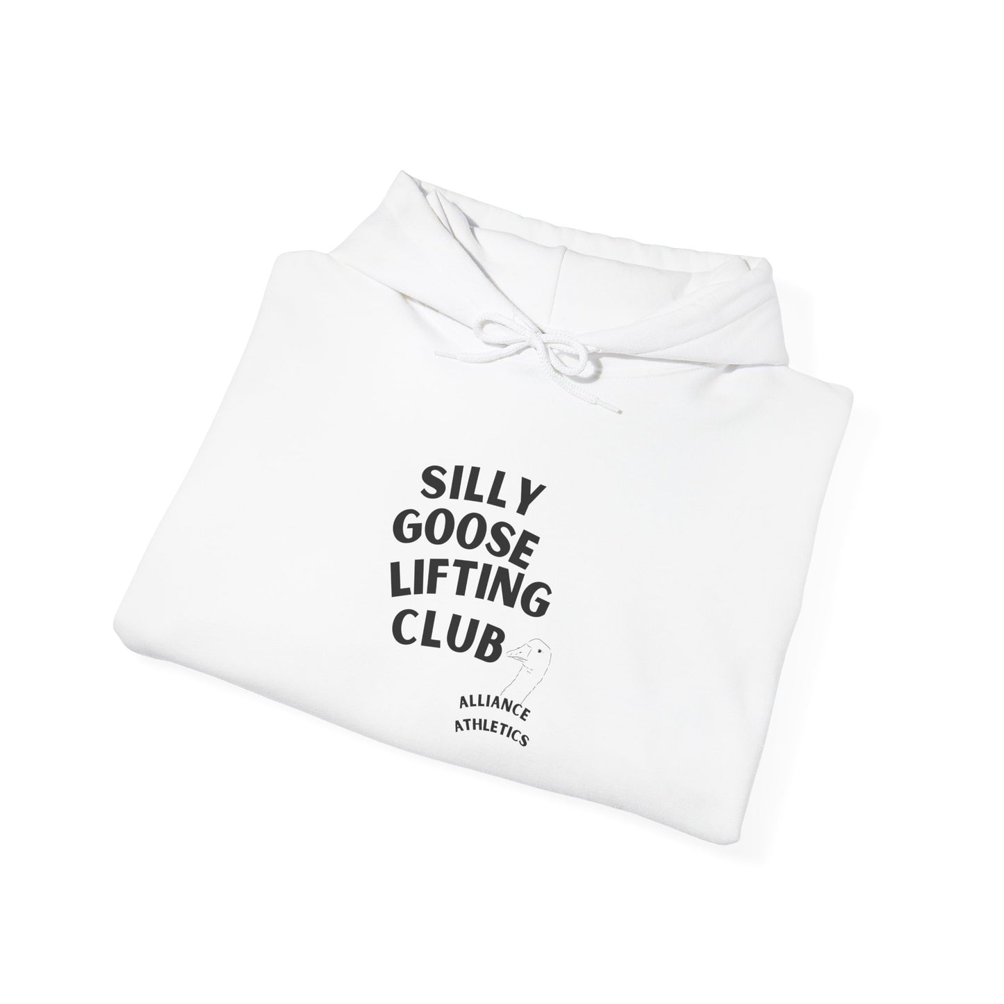Silly Goose Lifting Club Hoodie, Unisex Workout Sweatshirt, Funny Gym Apparel, Weightlifting Gift, Fitness Club Hoodie