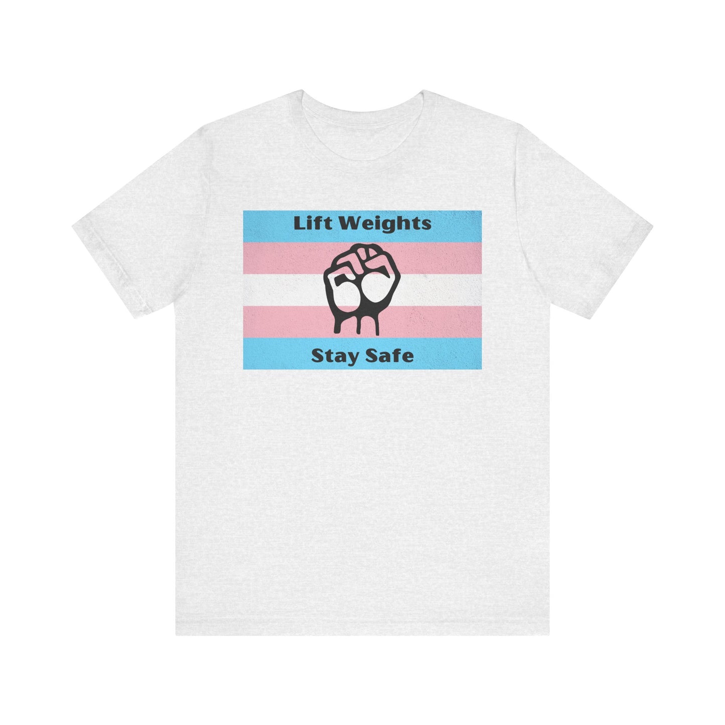 Trans Rights, Lifting Weights Tee, Funny Workout Shirt, Gym Wear, Unique Gift for Fitness Lovers, Unisex Exercise Tee