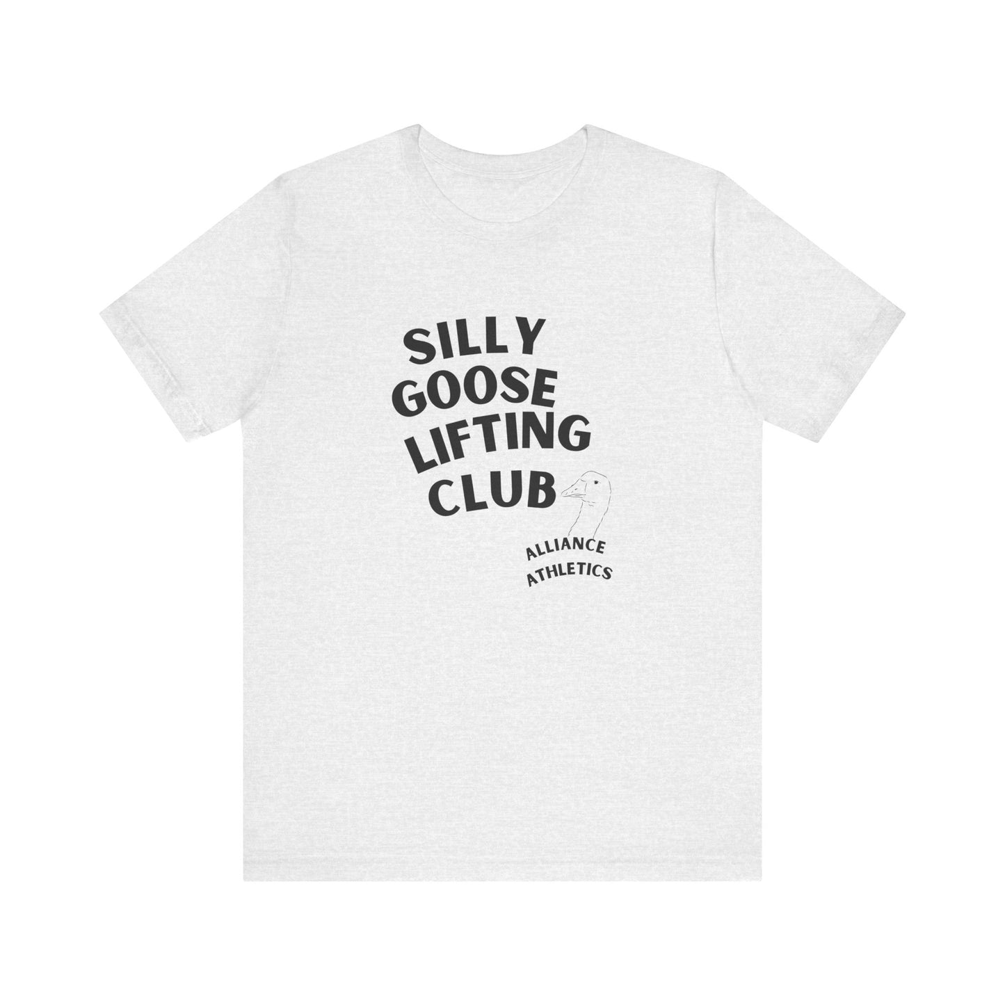 Silly Goose Lifting Club Tee, Funny Workout Shirt, Gym Wear, Unique Gift for Fitness Lovers, Unisex Exercise Tee