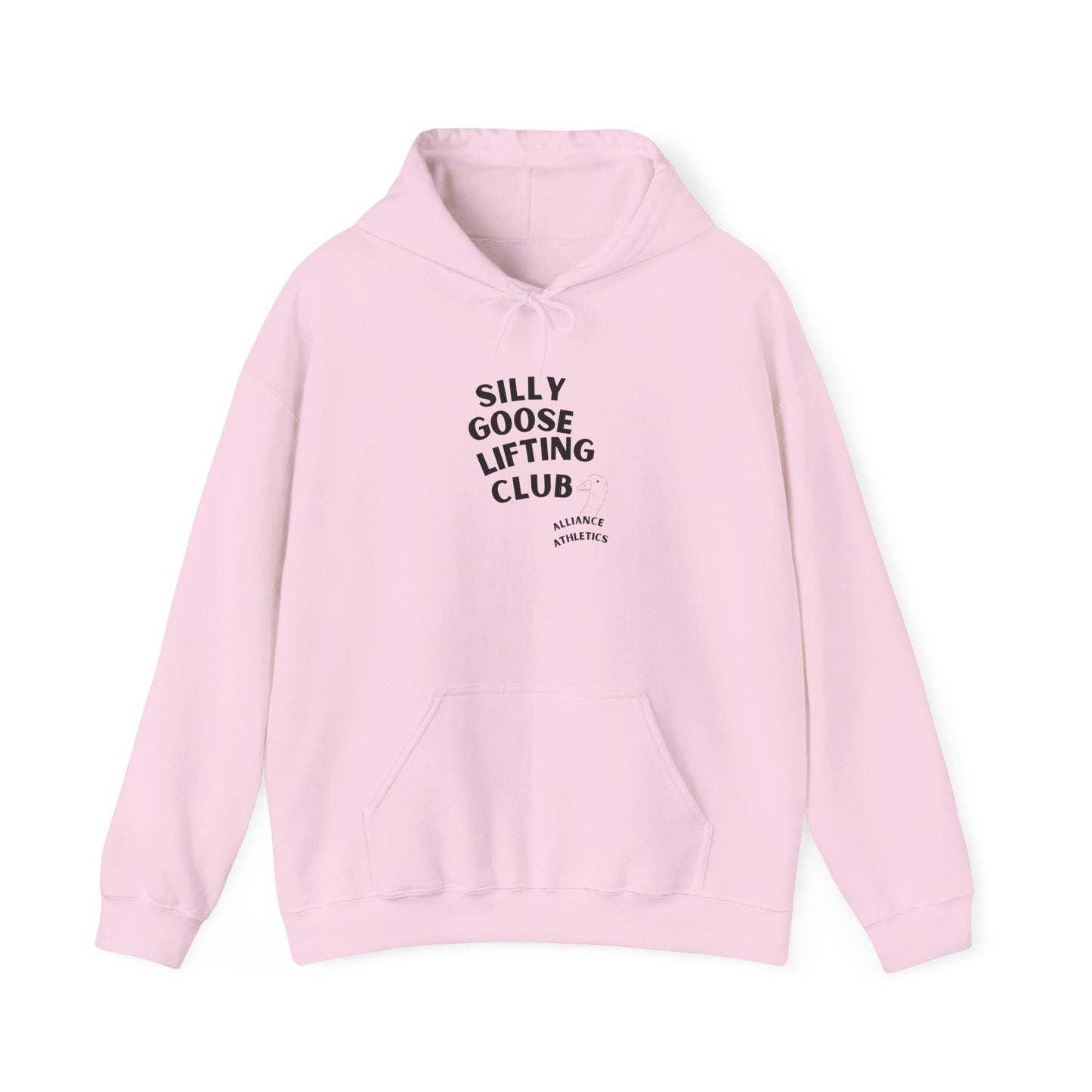 Silly Goose Lifting Club Hoodie, Unisex Workout Sweatshirt, Funny Gym Apparel, Weightlifting Gift, Fitness Club Hoodie