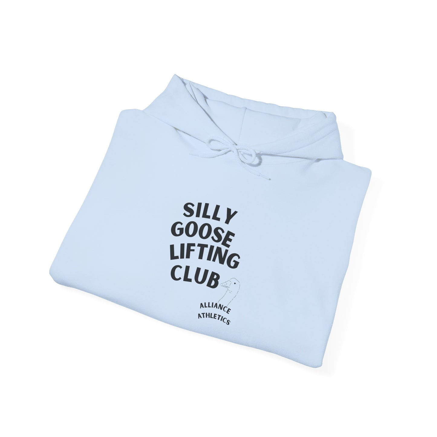 Silly Goose Lifting Club Hoodie, Unisex Workout Sweatshirt, Funny Gym Apparel, Weightlifting Gift, Fitness Club Hoodie