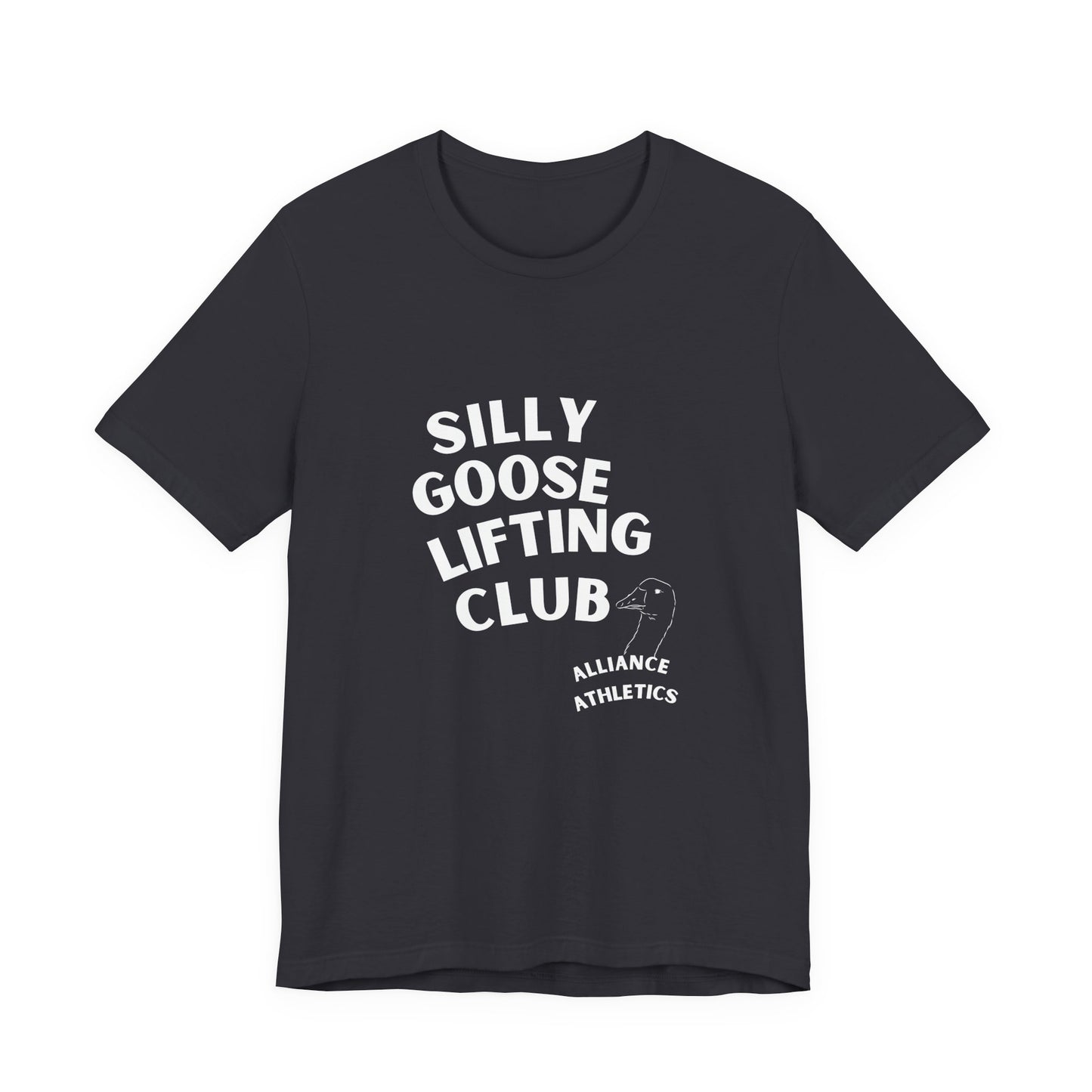 Silly Goose Lifting Club Tee, Funny Workout Shirt, Gym Wear, Unique Gift for Fitness Lovers, Unisex Exercise Tee