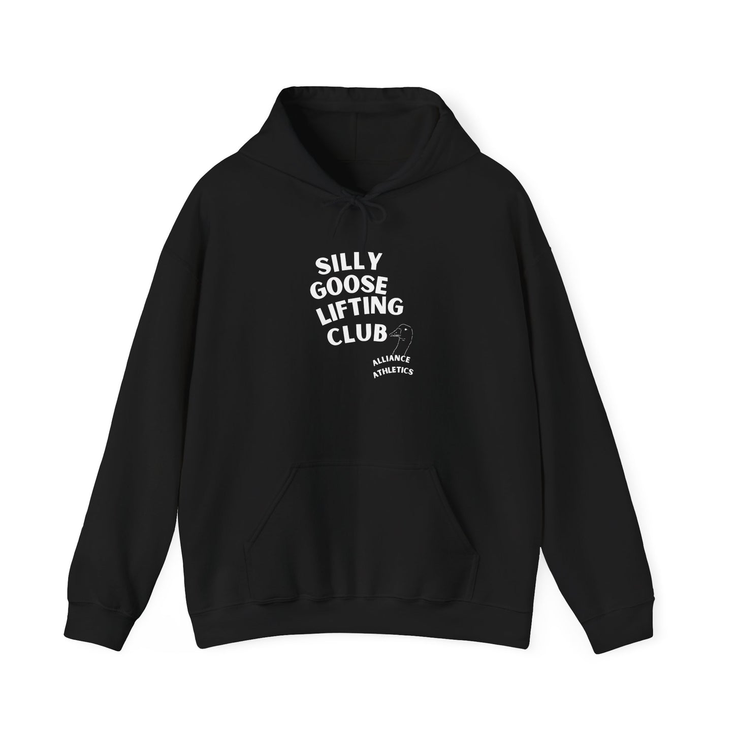 Silly Goose Lifting Club Hoodie, Unisex Workout Sweatshirt, Funny Gym Apparel, Weightlifting Gift, Fitness Club Hoodie