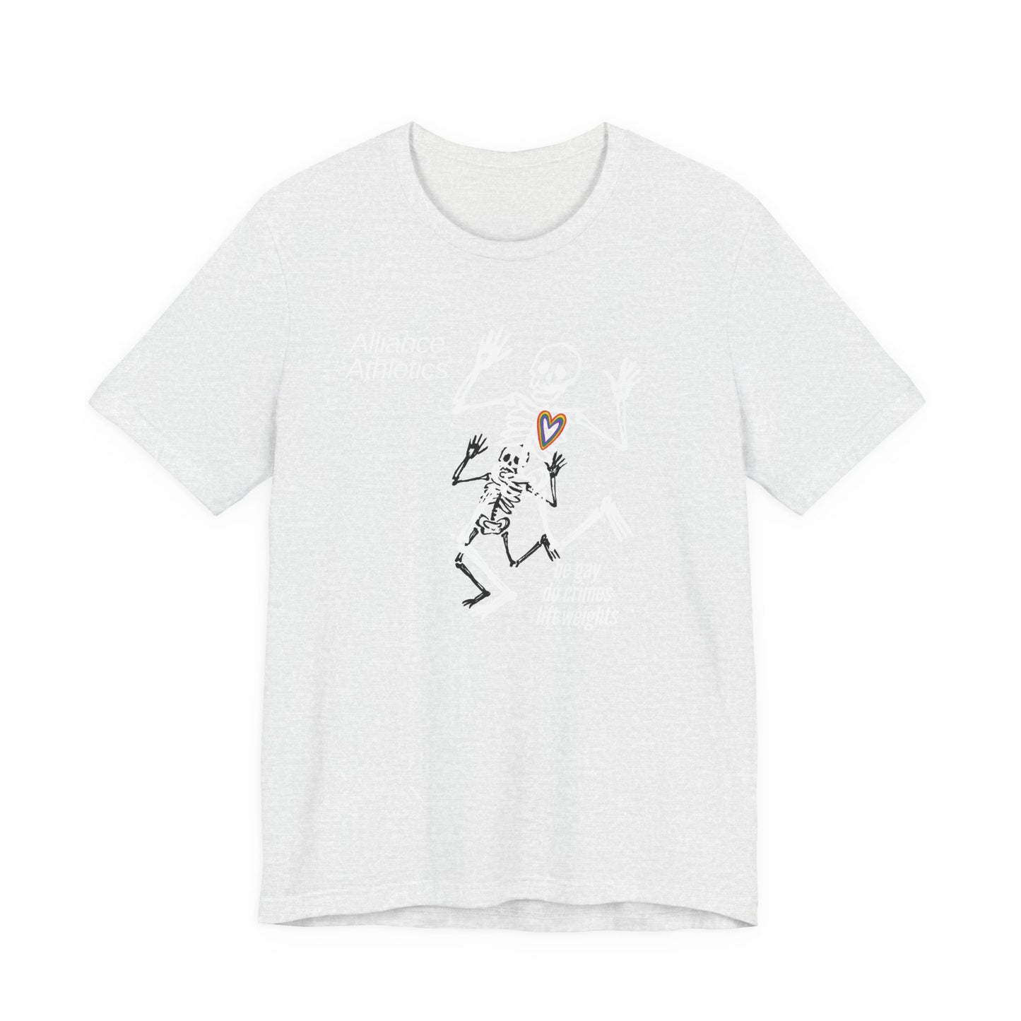 Be Gay, do Crimes Tee, Funny Workout Shirt, Gym Wear, Unique Gift for Fitness Lovers, Unisex Exercise Tee