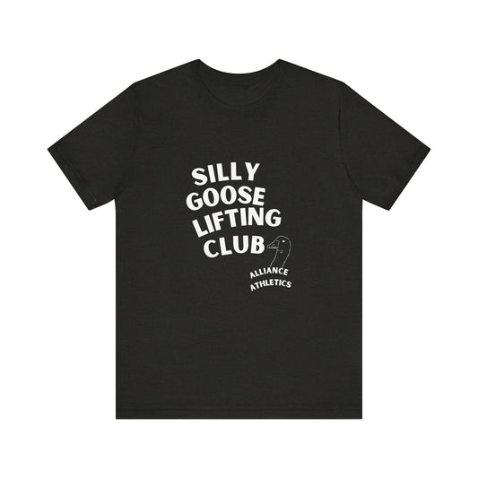 Silly Goose Lifting Club Tee, Funny Workout Shirt, Gym Wear, Unique Gift for Fitness Lovers, Unisex Exercise Tee