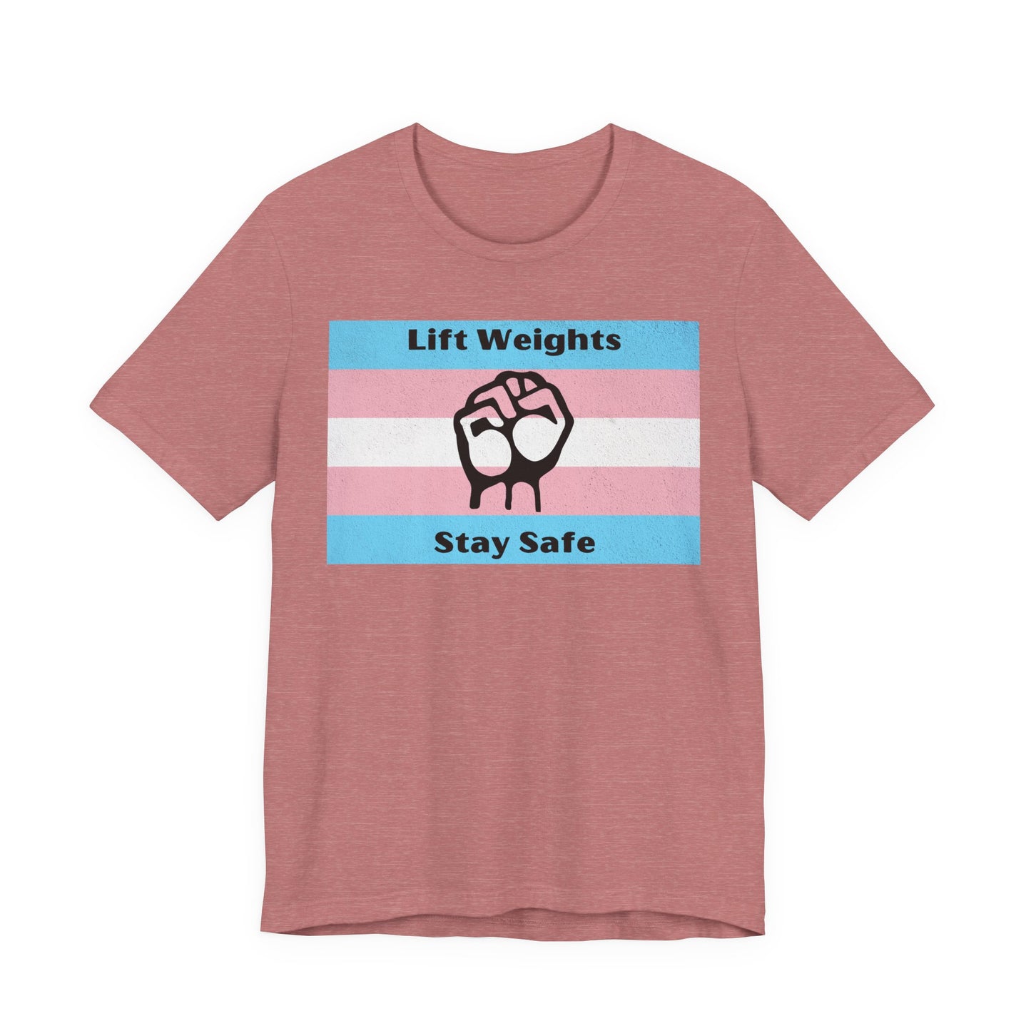 Trans Rights, Lifting Weights Tee, Funny Workout Shirt, Gym Wear, Unique Gift for Fitness Lovers, Unisex Exercise Tee