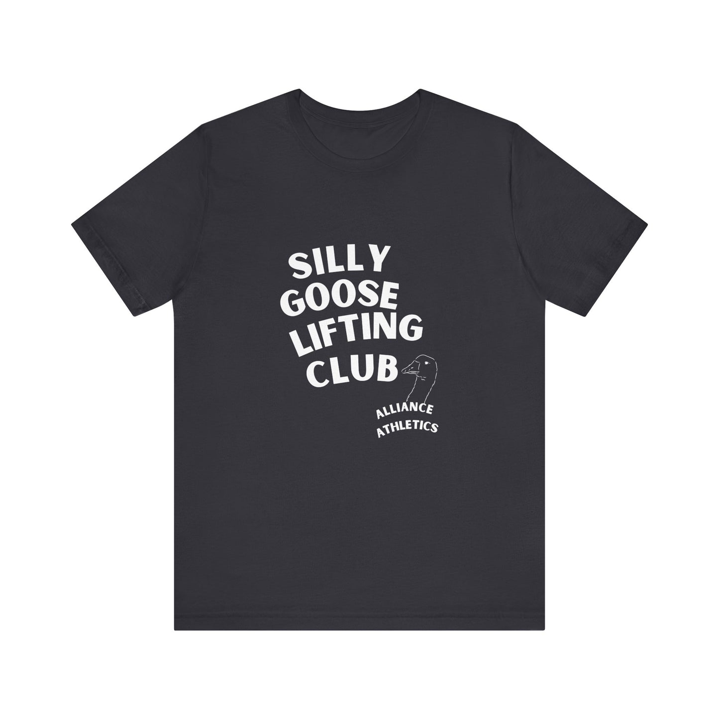 Silly Goose Lifting Club Tee, Funny Workout Shirt, Gym Wear, Unique Gift for Fitness Lovers, Unisex Exercise Tee