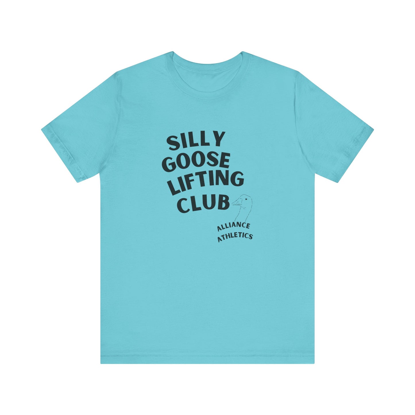 Silly Goose Lifting Club Tee, Funny Workout Shirt, Gym Wear, Unique Gift for Fitness Lovers, Unisex Exercise Tee